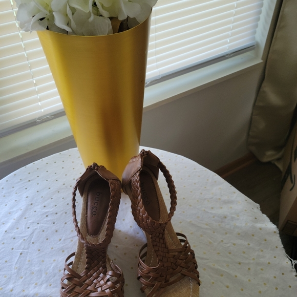 BUCCO CAPENSIS open toe wedge sandals - Picture 2 of 7